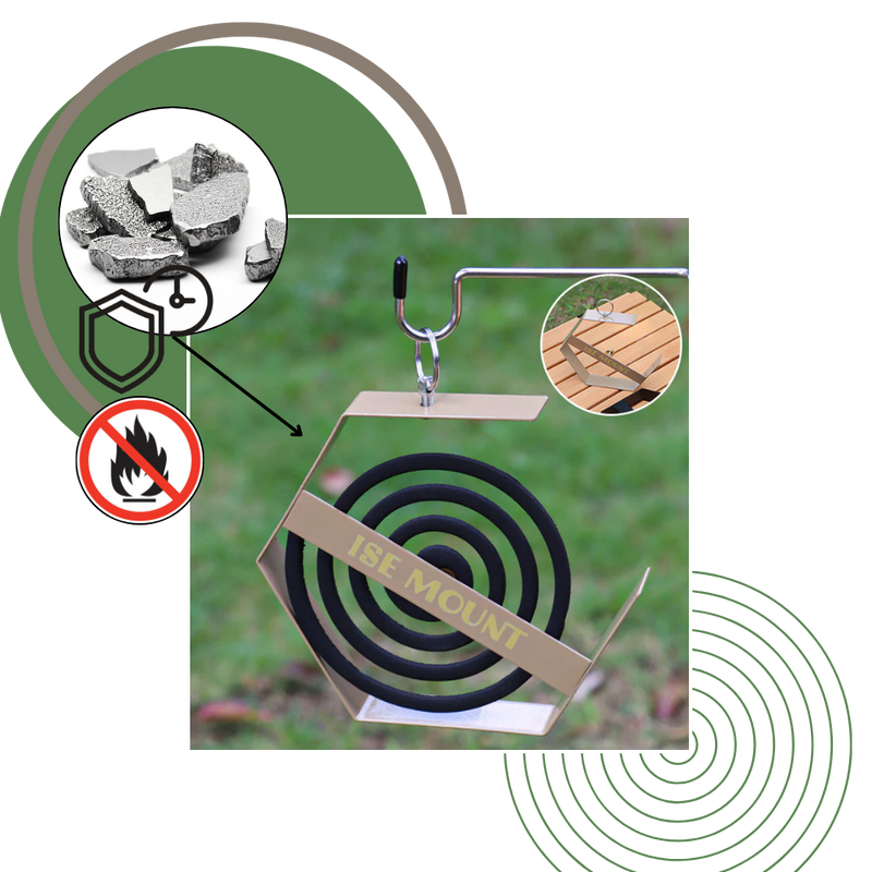 Iron Mosquito Coil Holder