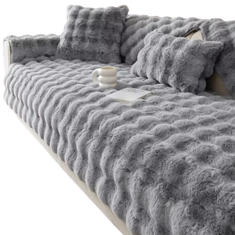 Luxurious Polyester Plush Couch Covers