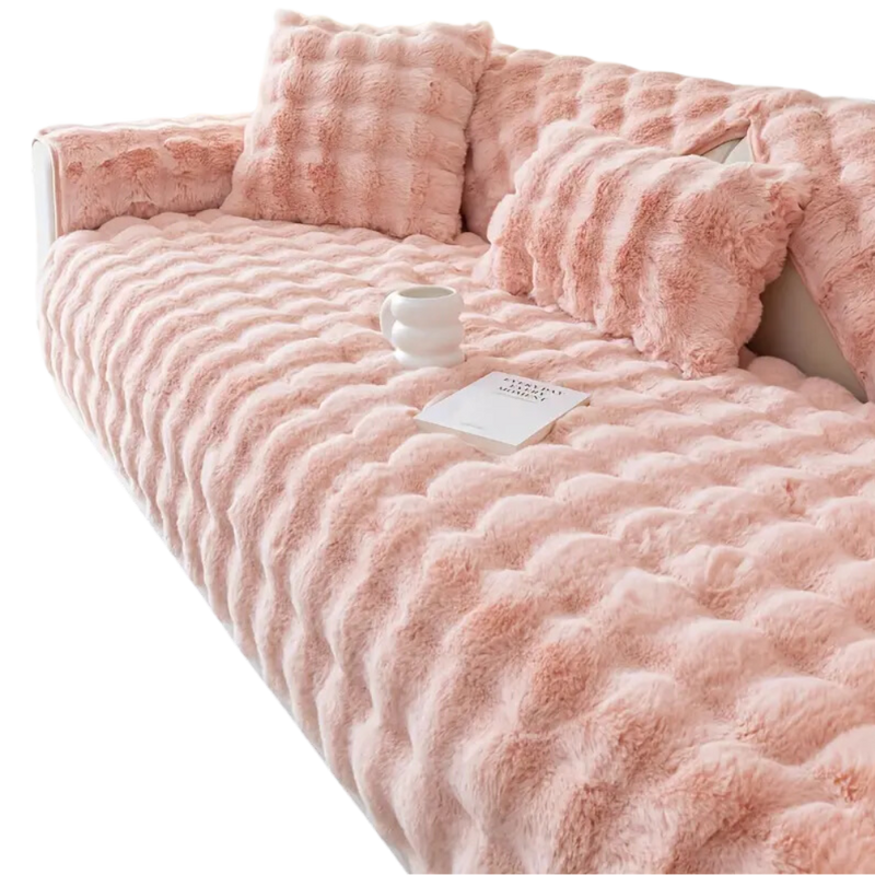 Luxurious Polyester Plush Couch Covers
