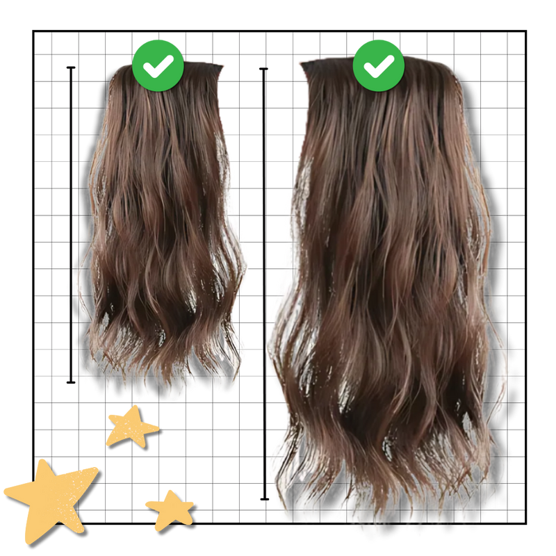 Natural Handwoven Hair Extension Clips