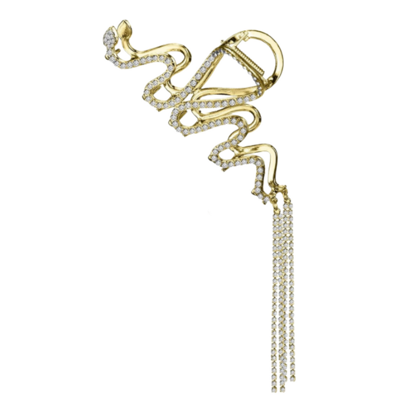 Snake Tassel Claw clip for hair