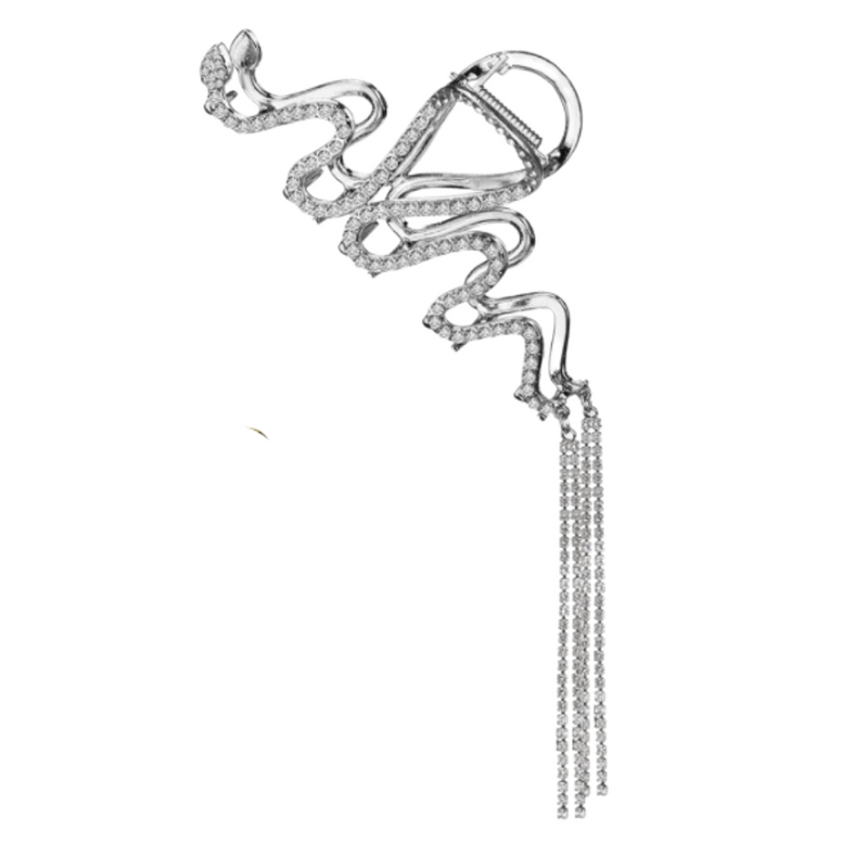 Snake Tassel Claw clip for hair