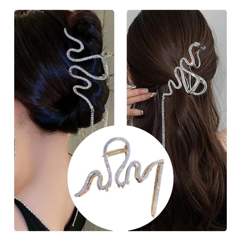 Snake Tassel Claw clip for hair